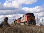 Feb 4, 2006 Old Santa Fe warbonnet leads train 212